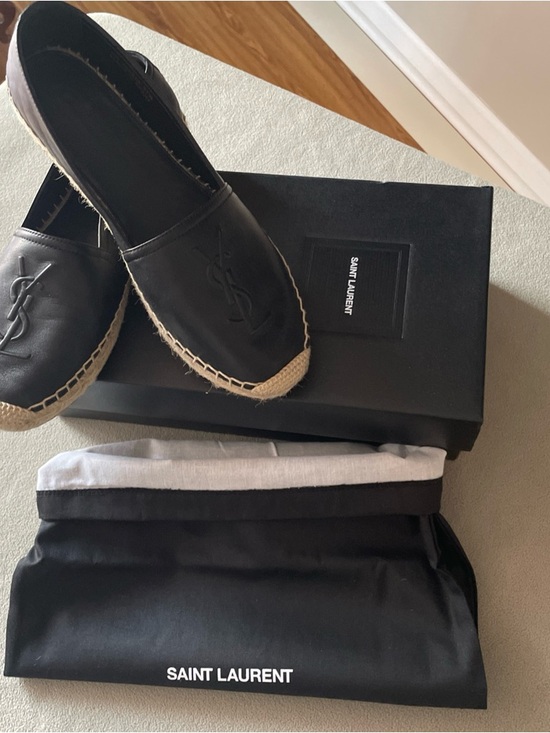 Saint Laurent Other - YSL Saint Laurent Flats Made In Spain Leather Size 7.5 Bag Is Included